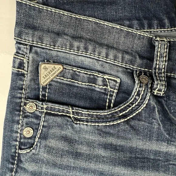 Salvage Supply Co for Buckle Mayhem Straight Fit  Jeans Men 34x32 - Picture 5 of 15